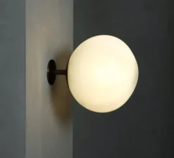 Applique murale, Salty Wall 14, laiton brossé, L14cm, H14cm - Contain