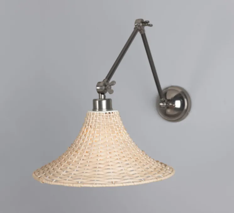 Applique murale, Savannah Large, argent antique, Ø34,5cm, H65cm - Mullan Lighting