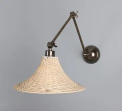 Applique murale, Savannah Large, laiton antique, Ø34,5cm, H65cm - Mullan Lighting