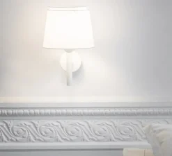 Applique murale, Savoy, blanc, L23cm, H39,2cm - FARO