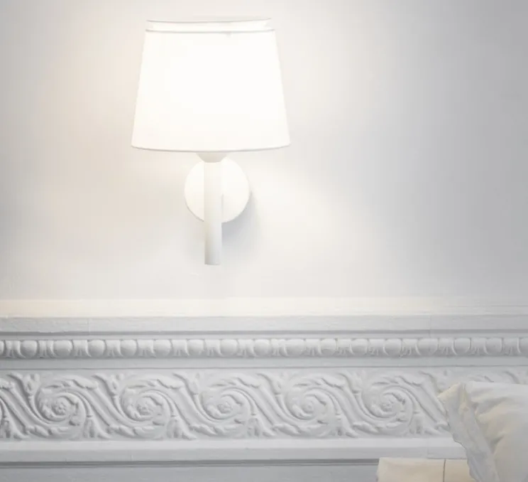 Applique murale, Savoy, blanc, L23cm, H39,2cm - FARO