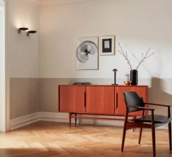 Applique murale, Scava, noir et or, LED, 2700K, 1100lm, L20cm, H8,5cm - Wever & Ducré