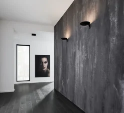 Applique murale, Scava, noir, LED, 2700K, 1100lm, L20cm, H8,5cm - Wever & Ducré