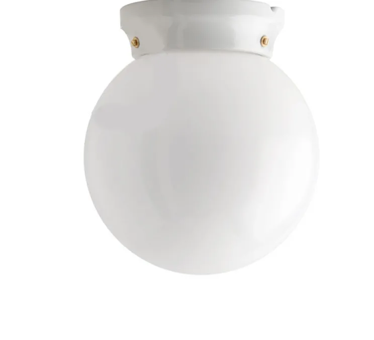 Applique murale, Schoolhouse, glass.L.006, porcelaine, verre, Ø20cm, H22,5cm - Zangra