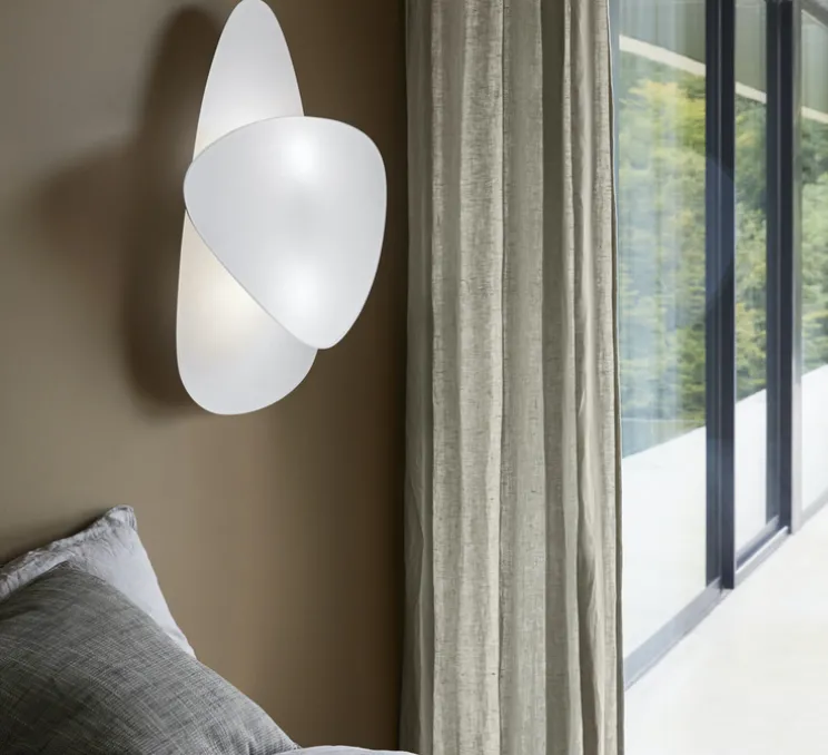 Applique murale, Screen 2L, blanc, Ø77cm, H59cm - Market Set