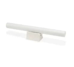 Applique murale, S14D, blanc, Led, 2700K, 450lm, opalin, L30cm, H3cm - Zangra