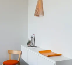 Applique murale, Secto 4231, noyer, avec câble H45cm - Secto Design