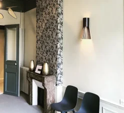 Applique murale, Secto 4231, noir, 3000K, 370lm, H45cm, L25cm - Secto Design