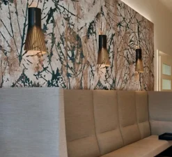 Applique murale, Secto 4231, noir, 3000K, 370lm, H45cm, L25cm - Secto Design