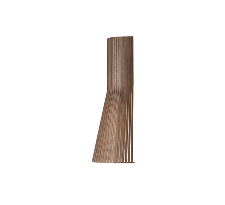 Applique murale, Secto Small 4231, sans câble, noyer, L25cm, H45cm - Secto Design