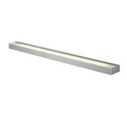 Applique murale, Sedo 21, aluminium, LED, 3000k, 2500 lm, L89,5cm, H4cm - Slv