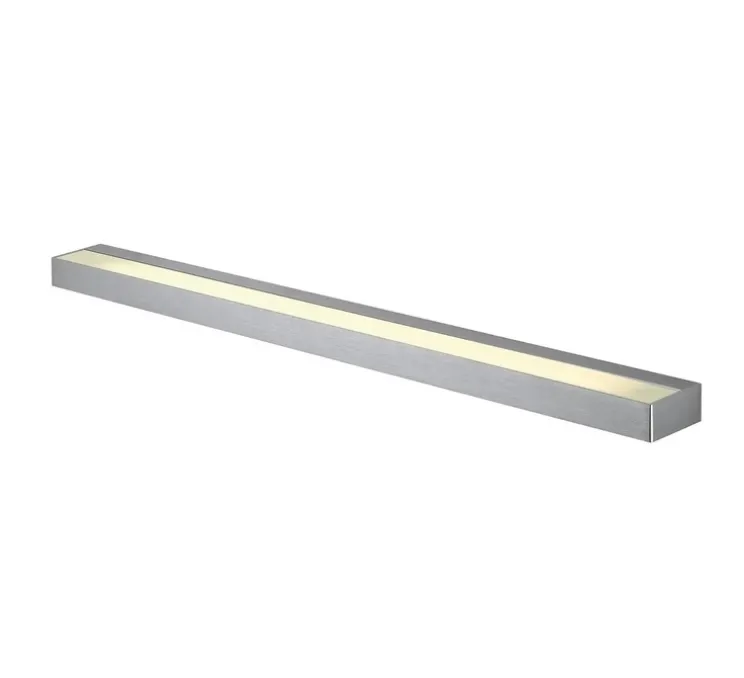 Applique murale, Sedo 21, aluminium, LED, 3000k, 2500 lm, L89,5cm, H4cm - Slv