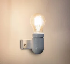 Applique murale, Sera, blanc, L4,8cm, H7,5cm - Faro