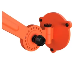 Applique murale, Set x2 Bolt bed sidefit, Orange vif, avec câble, L53,7cm, H9cm - Tonone