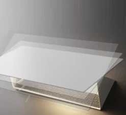 Applique murale, Shadow Piccola, blanc, LED, 2700K, 1600lm, L33cm, H17cm - Quadrifoglio Lighting