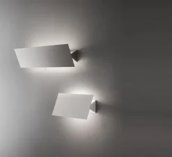 Applique murale, Shadow Piccola, blanc, LED, 2700K, 1600lm, L33cm, H17cm - Quadrifoglio Lighting