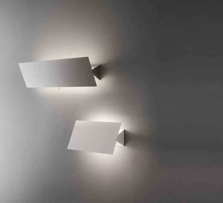Applique murale, Shadow Piccola, blanc, LED, 2700K, 1600lm, L33cm, H17cm - Quadrifoglio Lighting
