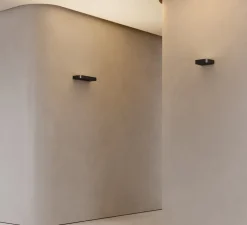 Applique murale, Shift Small, noir mat, LED, 2700K, 2495 lm, L17cm, H4cm - Lodes