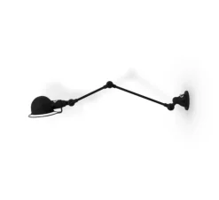Applique murale, Signal 2 bras, SI371, noir mat, Ø10cm, H47cm - Jieldé