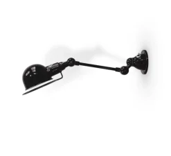Applique murale, Signal 1 bras, SI701, noir brillant, L32cm, H15cm - Jieldé