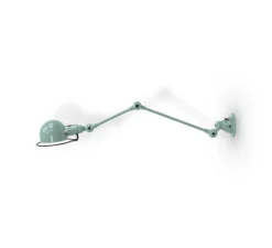 Applique murale, Signal 2 bras, SI371, Vert Vespa, Ø10cm, H47cm - Jieldé
