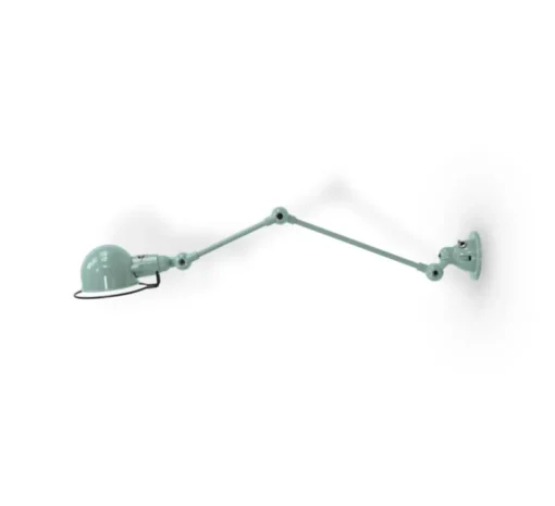 Applique murale, Signal 2 bras, SI371, Vert Vespa, Ø10cm, H47cm - Jieldé