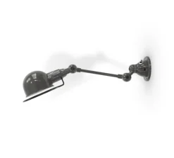 Applique murale, Signal 1 bras, SI701, gris souris, L32cm, H15cm - Jieldé