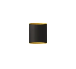 Applique murale, Sinne, Noir, laiton, LED, 3000K, 600 lm, Ø13,5cm, H17cm - Belid