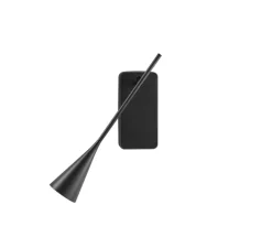 Applique murale, Skybell Plus A/01, noir, LED, 2700K, 1200lm, L13cm, H38cm - Bover