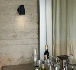 Applique murale, Solid SC104, noir, IP44, L9,5cm, H15cm - Andtradition