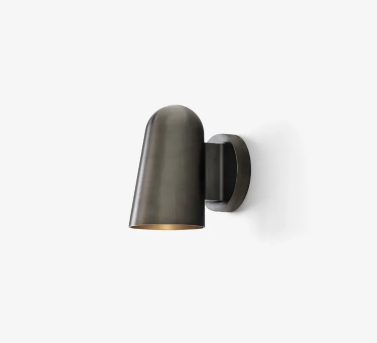 Applique murale, Solid SC105, bronze, IP44, L9,5cm, H15cm - Andtradition