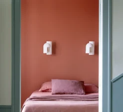 Applique murale, Soul Story 1 feuille d'or, blanc et or, LED, dim, 2700K, 250 lm, L18,7cm, H28,7cm - DCW éditions Paris