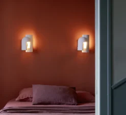 Applique murale, Soul Story 1 feuille d'or, blanc et or, LED, dim, 2700K, 250 lm, L18,7cm, H28,7cm - DCW éditions Paris