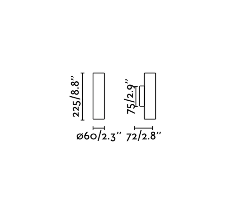 Applique murale, Stan, blanc, L6cm, H22,5cm - Faro