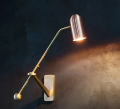 Applique murale, STASIS, laiton, L48cm, H53cm - Bert Frank