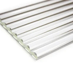 Applique murale, Stick, medium, nickel doré satiné, LED, dim, 2700K, 2500 lm, L11,9cm, H60cm - Contardi