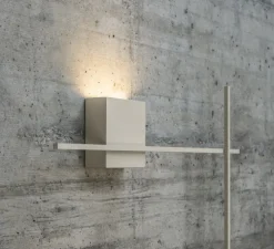 Applique murale, Structural 2617, gris clair, LED, dim, 3000K, 1416 lm, L84cm, H240cm - Vibia
