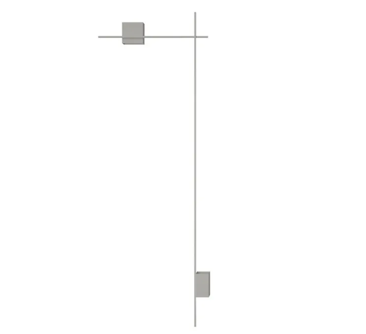 Applique murale, Structural 2617, gris clair, LED, dim, 3000K, 1416 lm, L84cm, H240cm - Vibia
