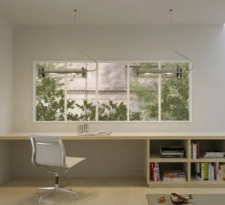 Applique murale, suspension, plafonnier, Rimbaud, 2700K, cuivre, L68cm, IP68 - Sammode