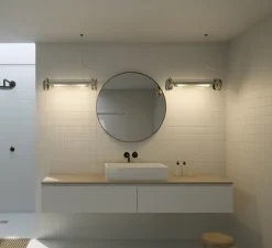 Applique murale, suspension, plafonnier, Rimbaud, 2700K, cuivre, L68cm, IP68 - Sammode