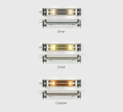 Applique murale, suspension, plafonnier, Rimbaud, 2700K, cuivre, L68cm, IP68 - Sammode