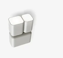 Applique murale, Tabata, gris soie, L15cm, H21cm - Andtradition