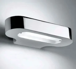 Applique murale, Talo, chrome brillant, LED, 2700K, 1344lm, dimmable, L21cm, H4,2cm - Artemide