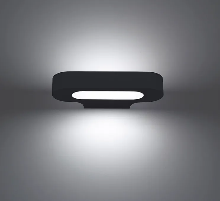 Applique murale, Talo, noir, LED, 2700K, 1674lm, L21cm, H4,2cm - Artemide