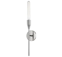 Applique murale, Tara Single, nickel poli,L12,1cm, H59,7cm - Hudson Valley