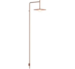 Applique murale, Tempo 5762, terra red, LED, 2700K, 301lm, L42,5cm, H140cm - Vibia