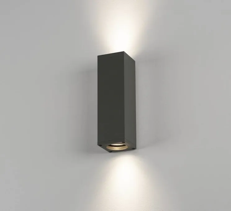 Applique murale, Teo, anthracite, L7cm, H22.3cm - SLV