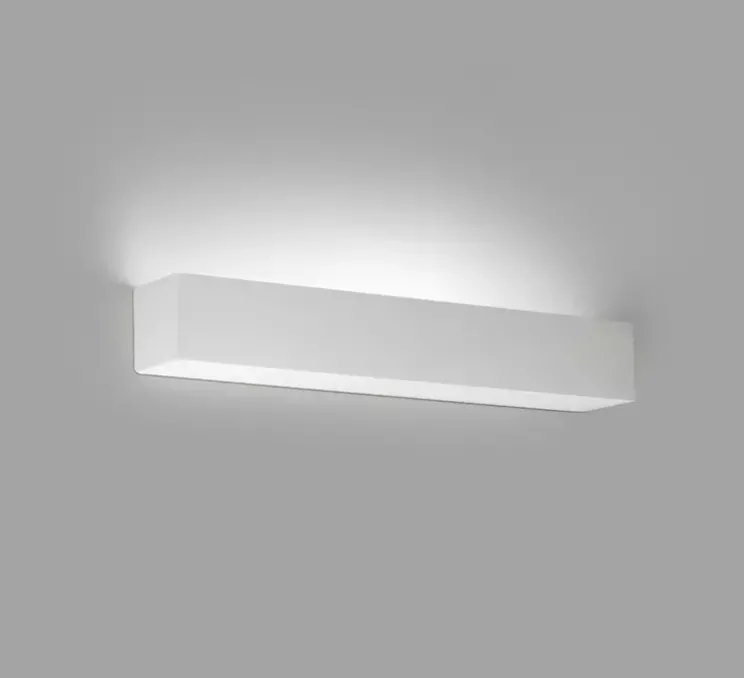 Applique murale, Tera, blanc, LED, 2700K, 530 lm, L51cm, H7,5cm - Faro