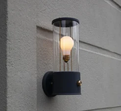 Applique murale, The Muse , Hackless black, IP44, IP44, 2800K, 500lm,Ø12,5cm, H33,8cm - Tala