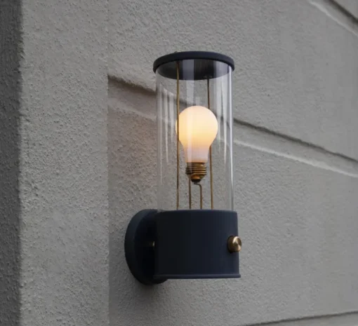 Applique murale, The Muse , Hackless black, IP44, IP44, 2800K, 500lm,Ø12,5cm, H33,8cm - Tala